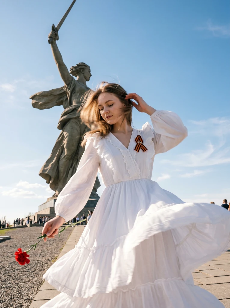 У монумента «Родина-мать зовёт»