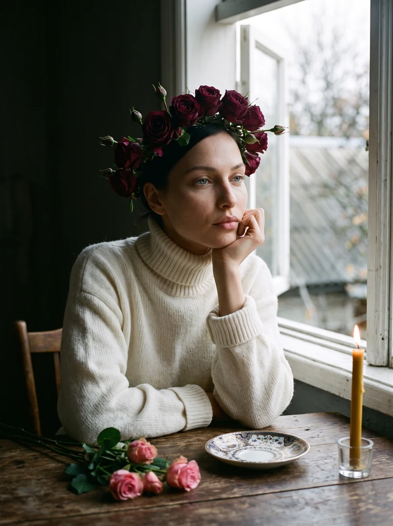 Романтическая фотосессия с розами