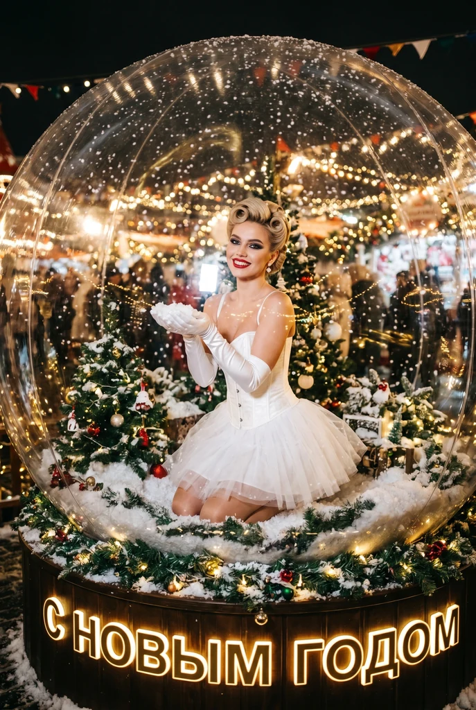 Внутри снежного шара