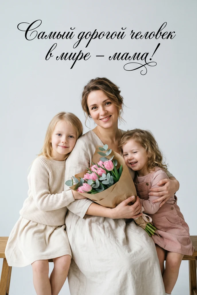 Открытка ко Дню матери