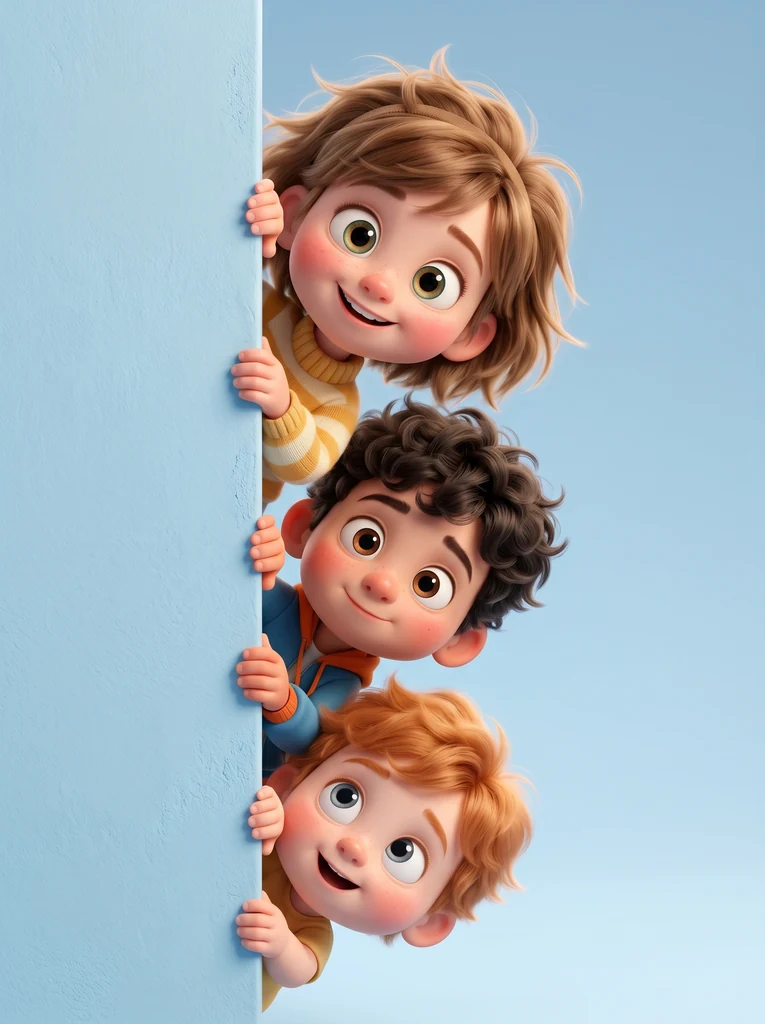 Pixar-персонаж выглядывает