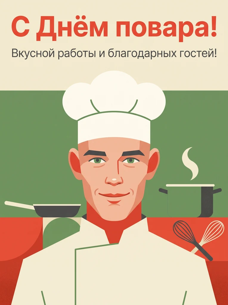 Кухня плоской графикой