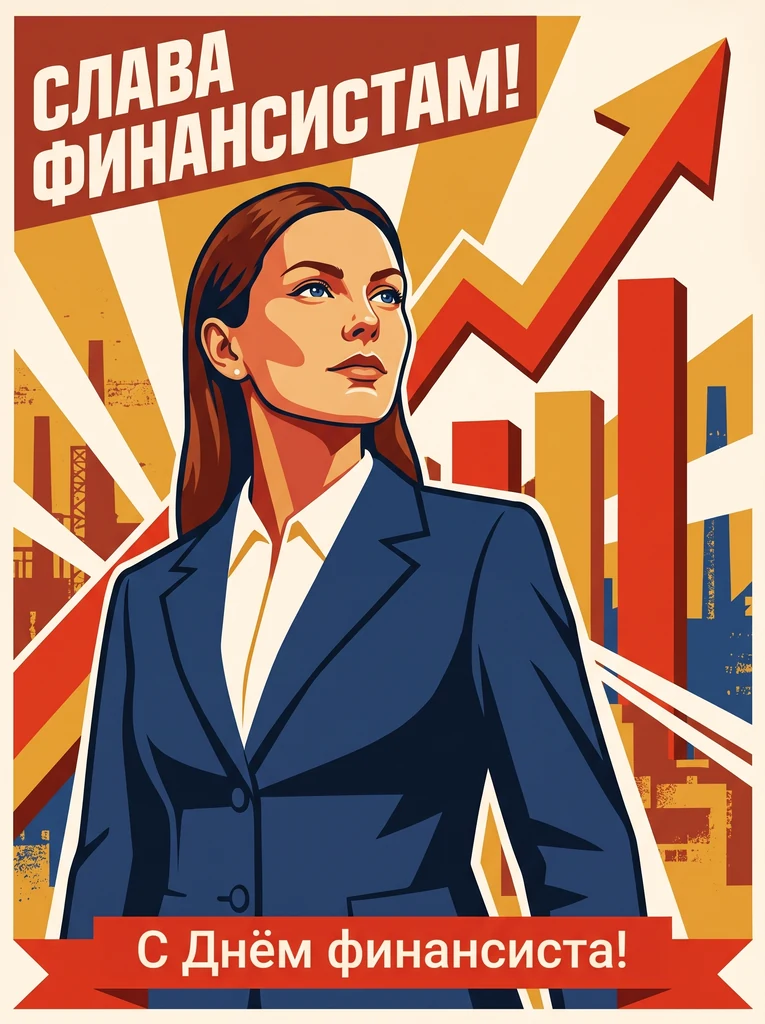 Плакат «Слава финансистам!»