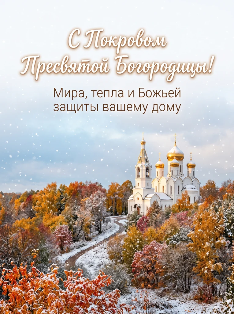 Храм под первым снегом