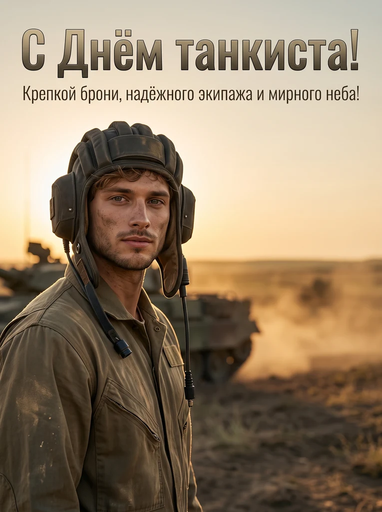 Танкист у машины