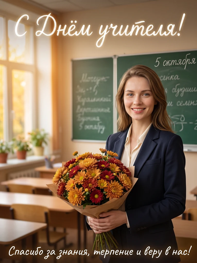 Учитель у доски