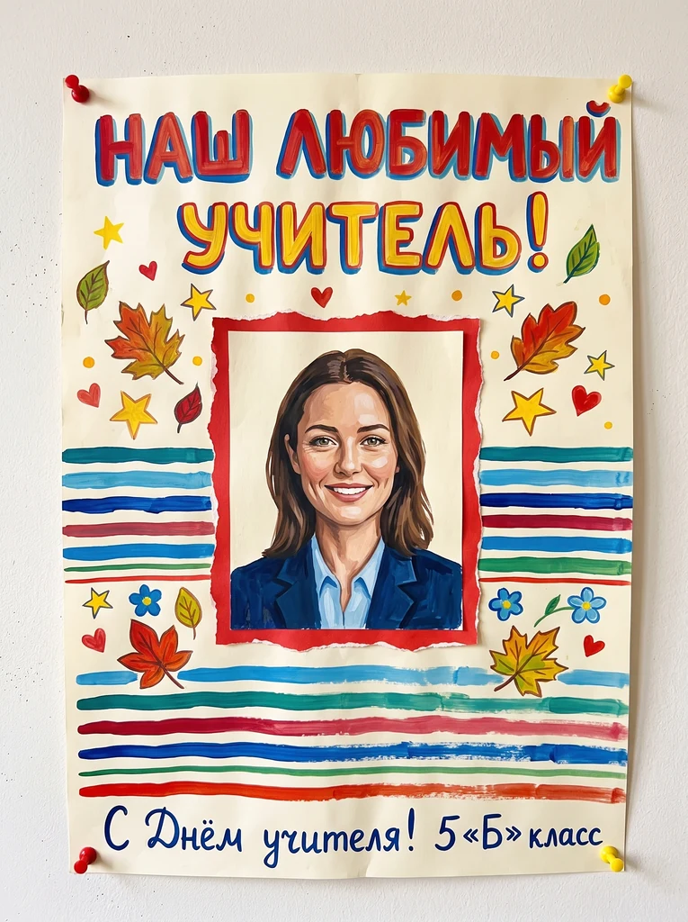 Стенгазета «Наш учитель»