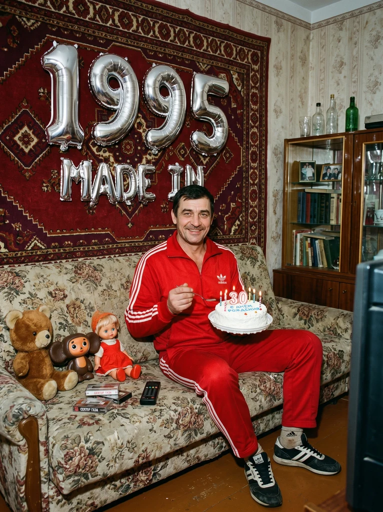 Именины в стиле девяностых