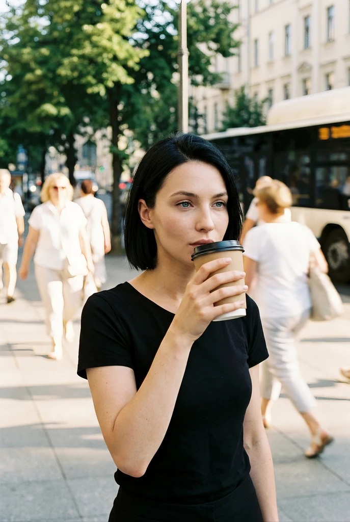 Документальный кадр на улице